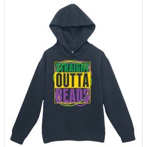 Mardi Gras Straight Outta Beads  Urban Pullover Hoodie