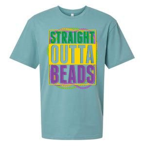 Mardi Gras Straight Outta Beads  Sueded Cloud Jersey T-Shirt