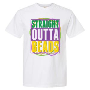 Mardi Gras Straight Outta Beads  Garment-Dyed Heavyweight T-Shirt