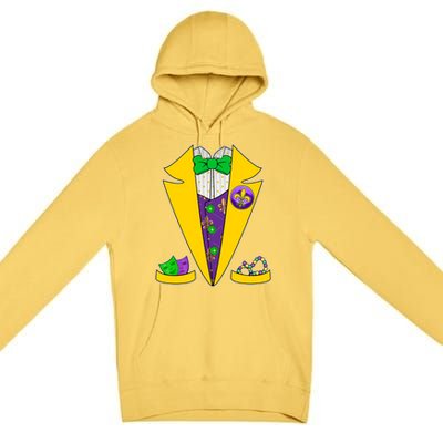 Mardi Gras Tuxedo Premium Pullover Hoodie