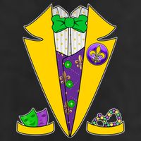 Mardi Gras Tuxedo 15oz Campfire Ceramic Mug