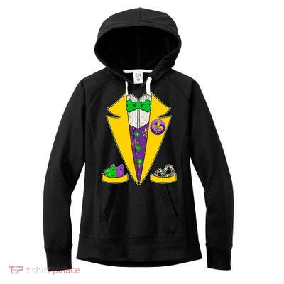 Mardi Gras Tuxedo Women's Fleece Hoodie