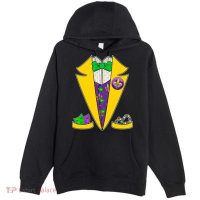 Mardi Gras Tuxedo Premium Pullover Hoodie