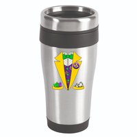 Mardi Gras Tuxedo 16oz Travel Tumbler