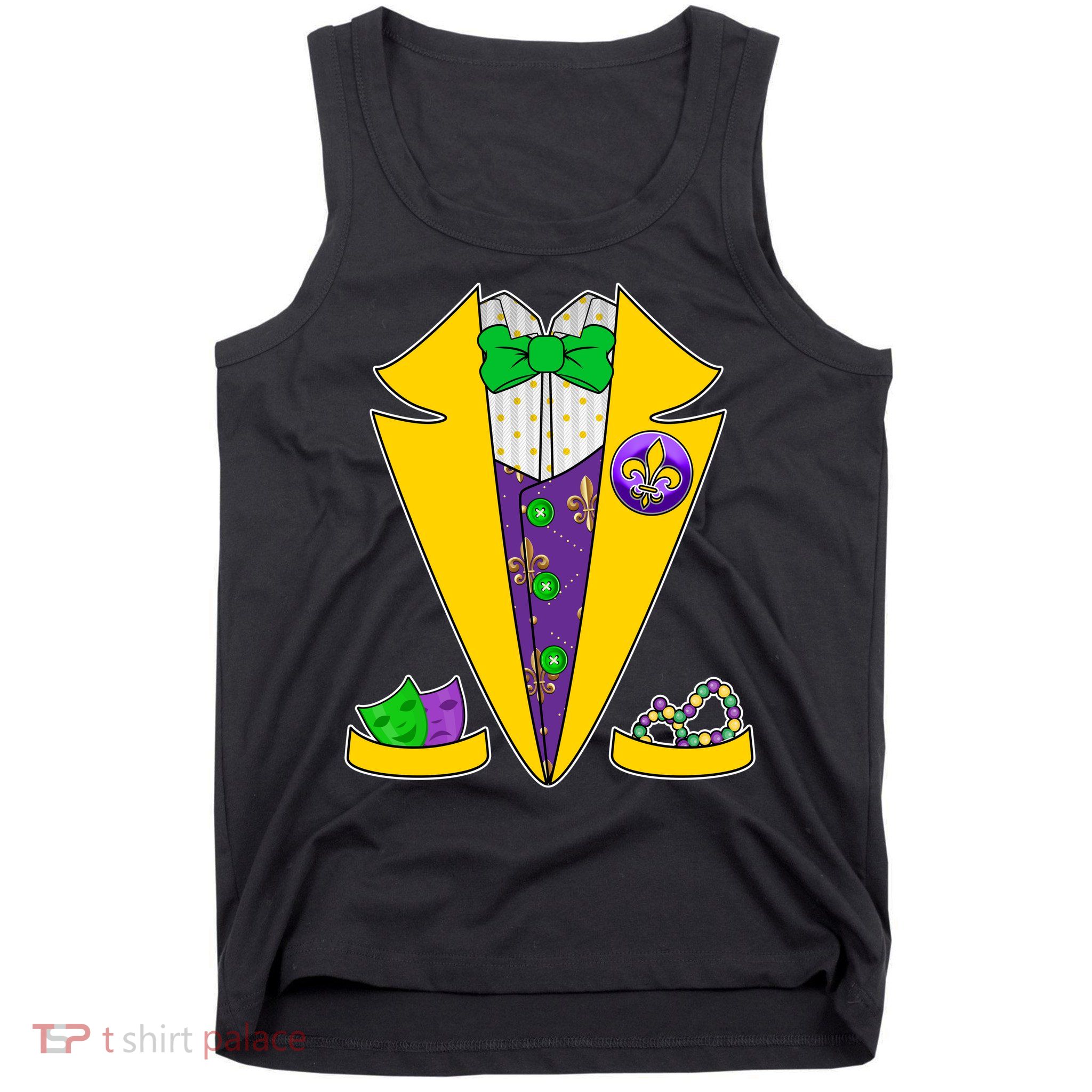 Mardi Gras Tuxedo Tank Top