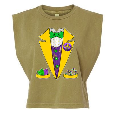 Mardi Gras Tuxedo Garment-Dyed Women's Muscle Tee