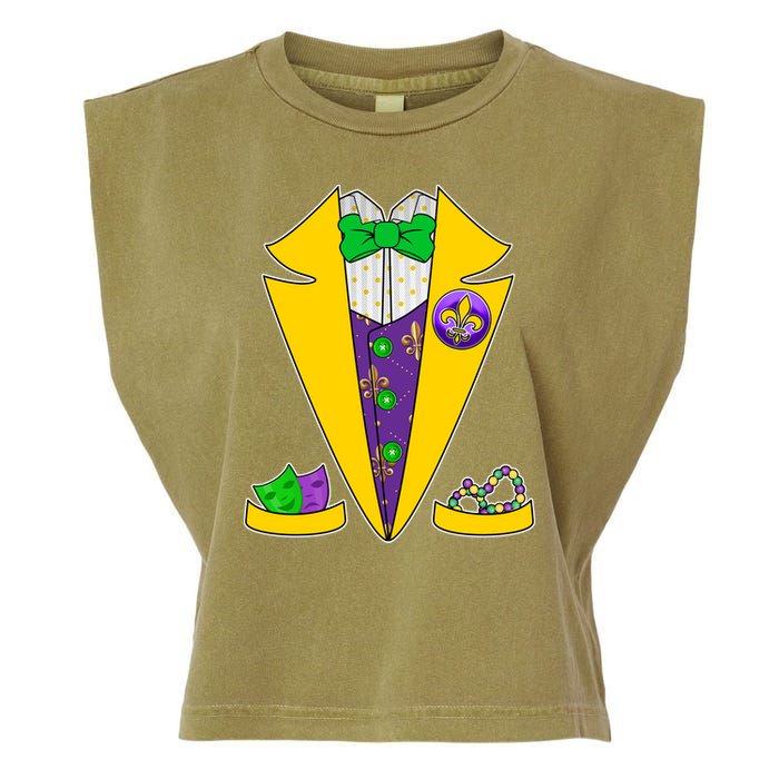 Mardi Gras Tuxedo Garment-Dyed Women's Muscle Tee