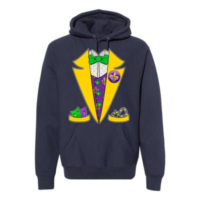 Mardi Gras Tuxedo Premium Hoodie