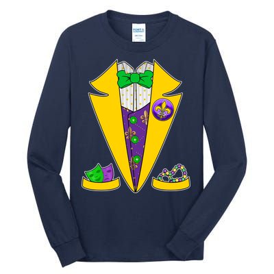 Mardi Gras Tuxedo Tall Long Sleeve T-Shirt