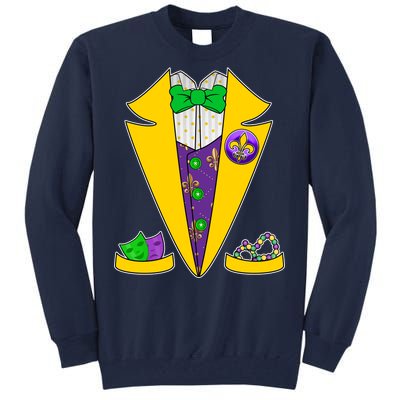 Mardi Gras Tuxedo Tall Sweatshirt