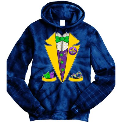 Mardi Gras Tuxedo Tie Dye Hoodie