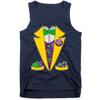 Mardi Gras Tuxedo Tank Top