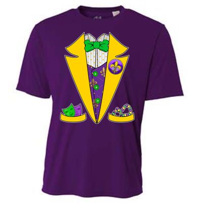 Mardi Gras Tuxedo Cooling Performance Crew T-Shirt