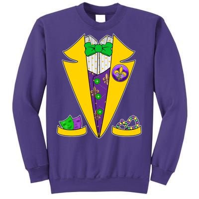 Mardi Gras Tuxedo Sweatshirt