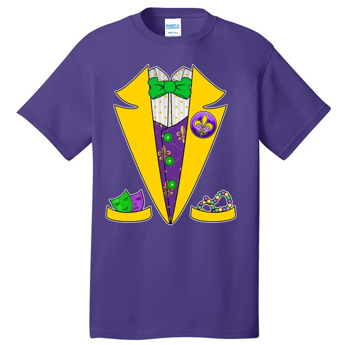 Mardi Gras Tuxedo Tall T-Shirt