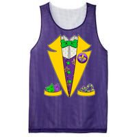 Mardi Gras Tuxedo Mesh Reversible Basketball Jersey Tank