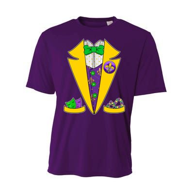 Mardi Gras Tuxedo Performance Sprint T-Shirt