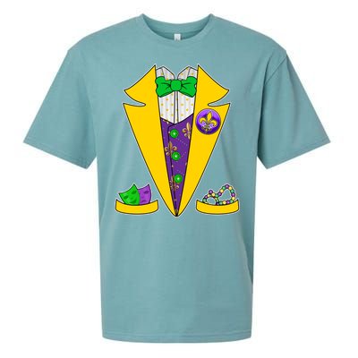 Mardi Gras Tuxedo Sueded Cloud Jersey T-Shirt