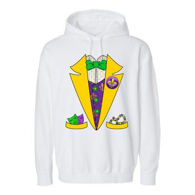 Mardi Gras Tuxedo Garment-Dyed Fleece Hoodie