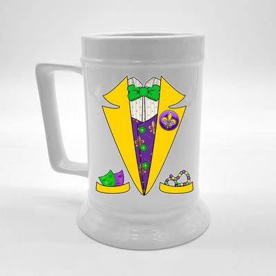 Mardi Gras Tuxedo Beer Stein