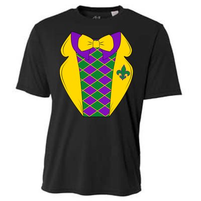 Mardi Gras Tuxedo Party Tux Cooling Performance Crew T-Shirt