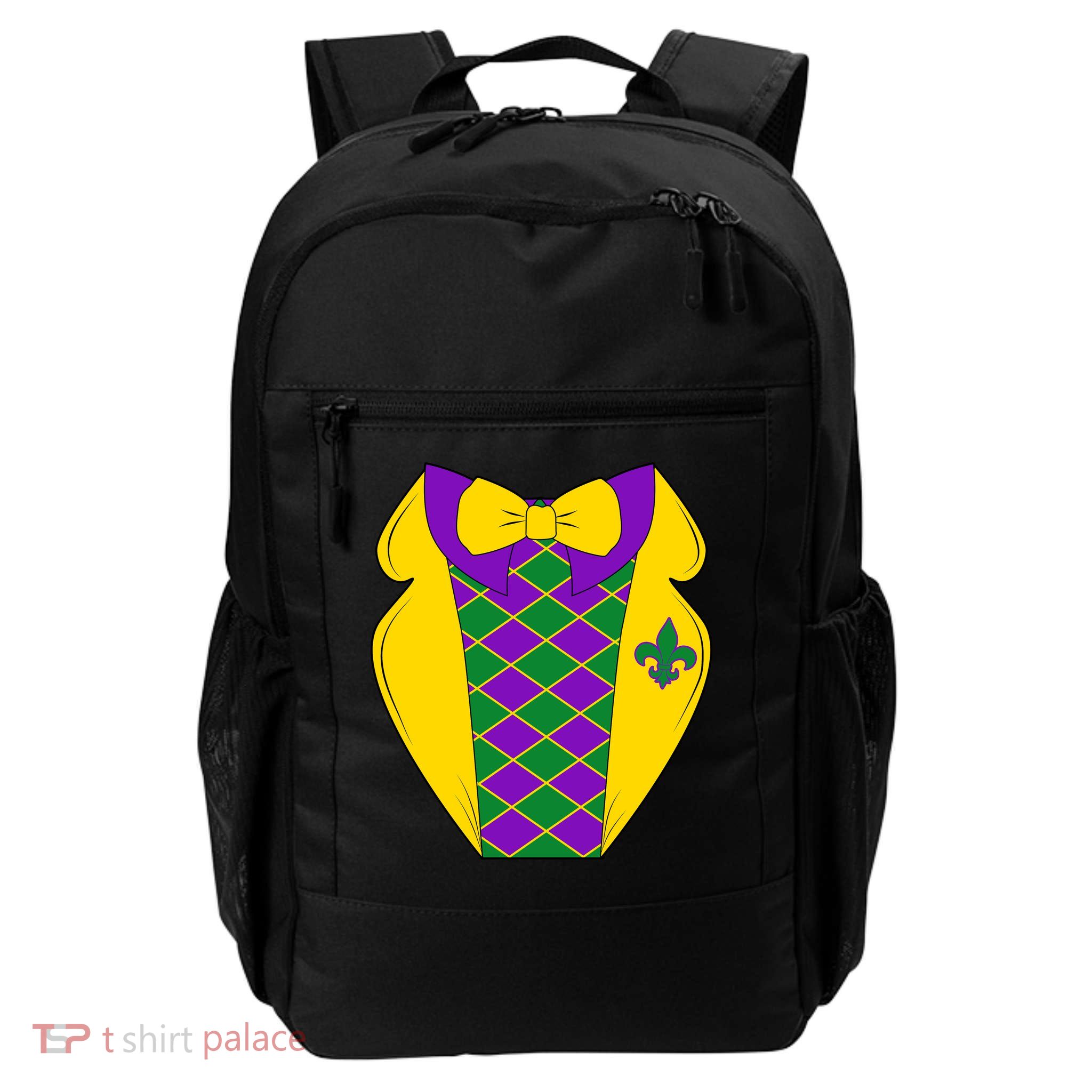 Mardi Gras Tuxedo Party Tux Daily Commute Backpack