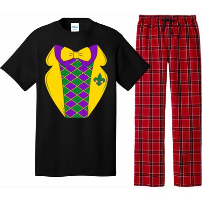 Mardi Gras Tuxedo Party Tux Pajama Set