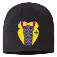 Mardi Gras Tuxedo Party Tux Sustainable Beanie