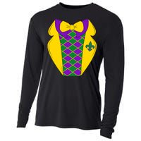 Mardi Gras Tuxedo Party Tux Cooling Performance Long Sleeve Crew