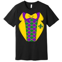 Mardi Gras Tuxedo Party Tux Premium T-Shirt