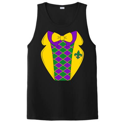 Mardi Gras Tuxedo Party Tux PosiCharge Competitor Tank