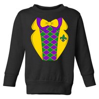 Mardi Gras Tuxedo Party Tux Toddler Sweatshirt