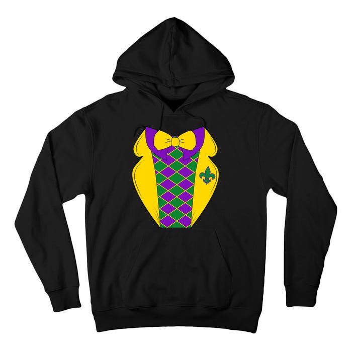 Mardi Gras Tuxedo Party Tux Tall Hoodie