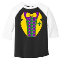 Mardi Gras Tuxedo Party Tux Toddler Fine Jersey T-Shirt