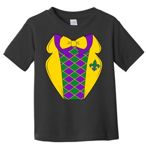 Mardi Gras Tuxedo Party Tux Toddler T-Shirt