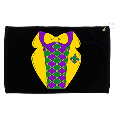 Mardi Gras Tuxedo Party Tux Grommeted Golf Towel