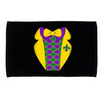 Mardi Gras Tuxedo Party Tux Microfiber Hand Towel