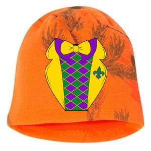 Mardi Gras Tuxedo Party Tux Kati - Camo Knit Beanie