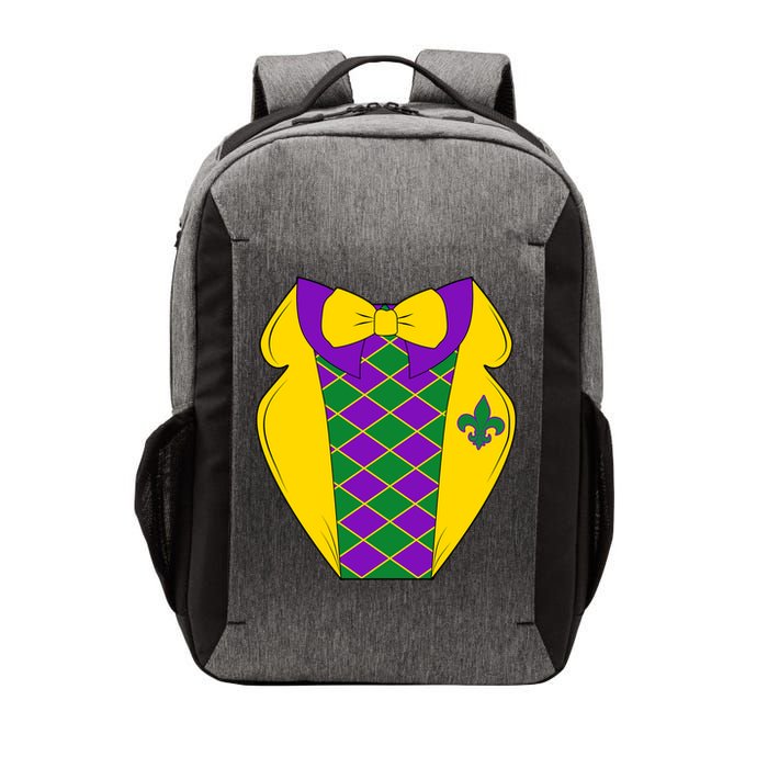 Mardi Gras Tuxedo Party Tux Vector Backpack