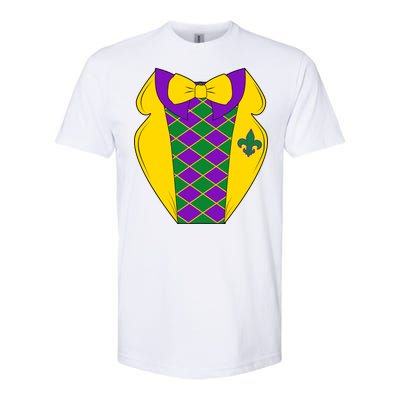 Mardi Gras Tuxedo Party Tux Softstyle® CVC T-Shirt