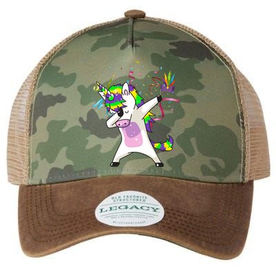 Mardi Gras Unicorn Celebration Legacy Tie Dye Trucker Hat