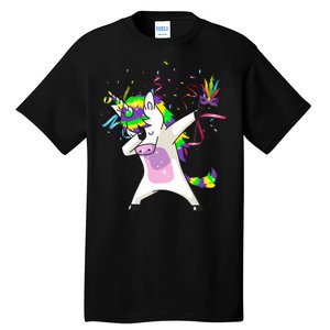 Mardi Gras Unicorn Celebration Tall T-Shirt