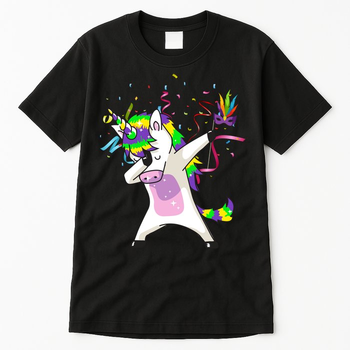 Mardi Gras Unicorn Celebration Tall T-Shirt