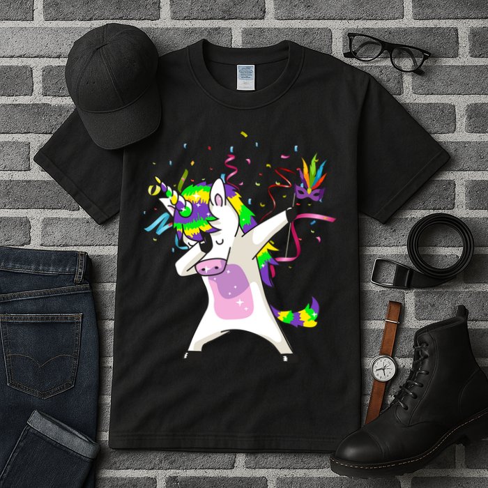 Mardi Gras Unicorn Celebration Tall T-Shirt