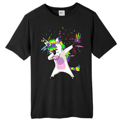 Mardi Gras Unicorn Celebration Tall Fusion ChromaSoft Performance T-Shirt