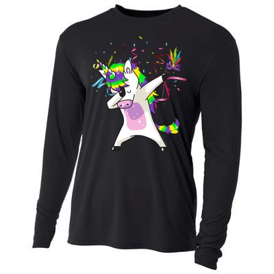 Mardi Gras Unicorn Celebration Cooling Performance Long Sleeve Crew