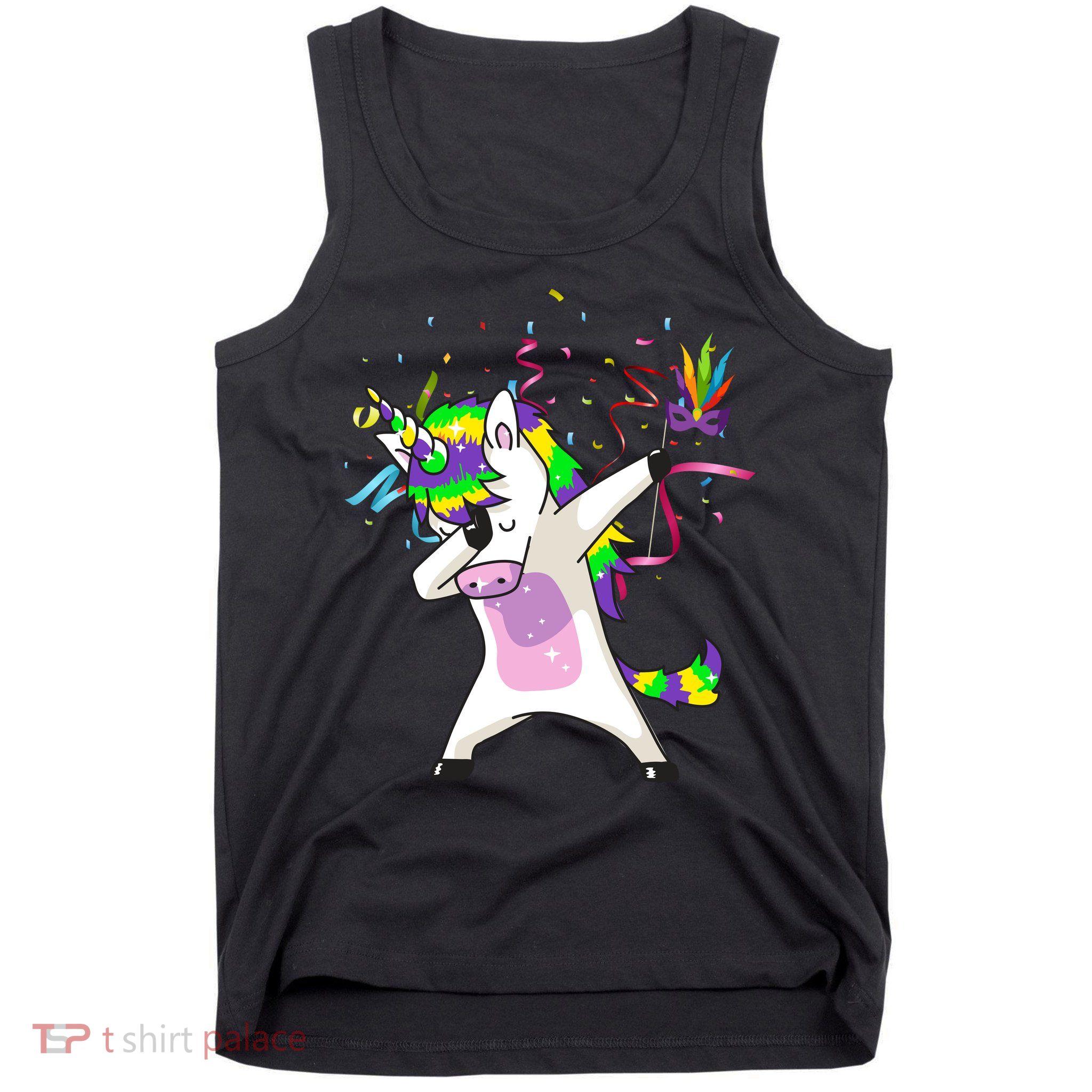 Mardi Gras Unicorn Celebration Tank Top