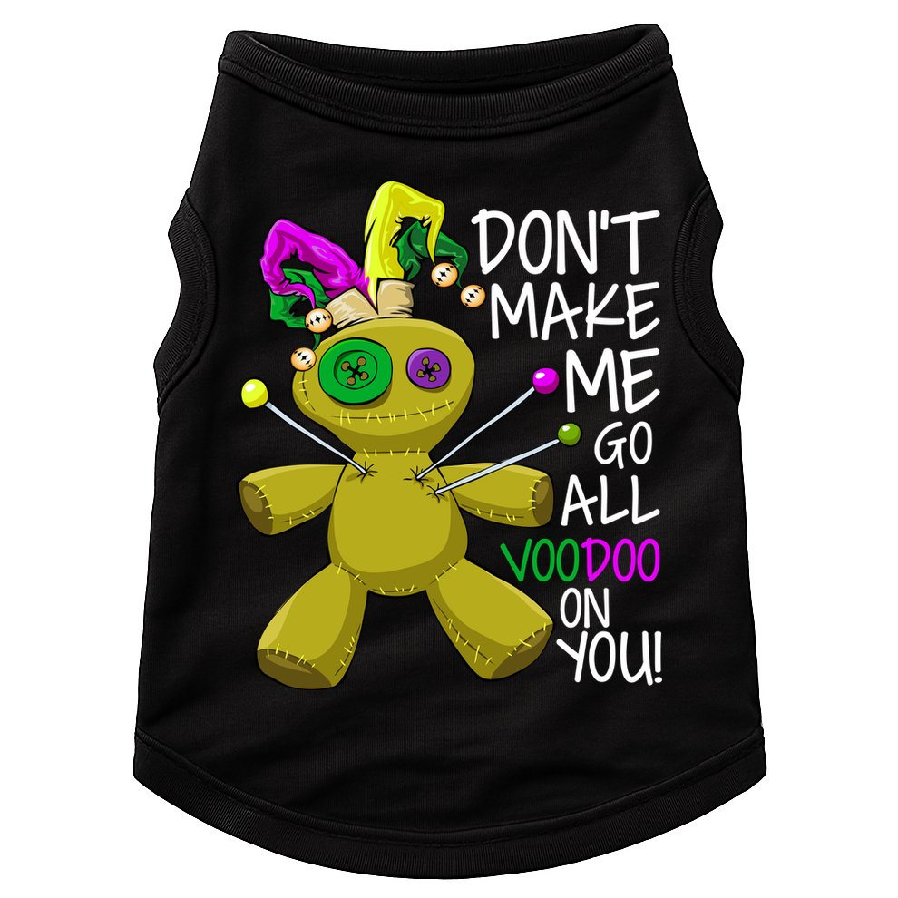 Mardi Gras Voodoo Doll Doggie Tank