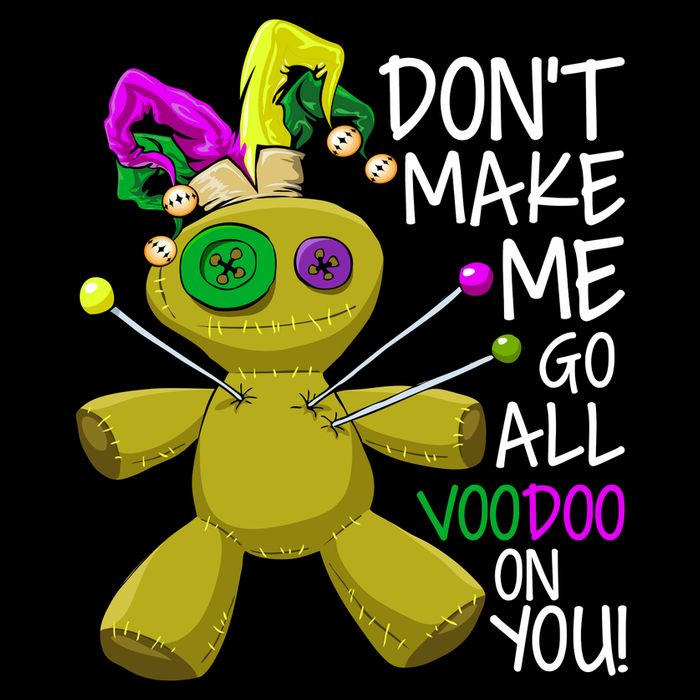 Mardi Gras Voodoo Doll Tall T-Shirt