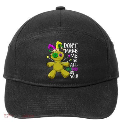 Mardi Gras Voodoo Doll 7-Panel Snapback Hat